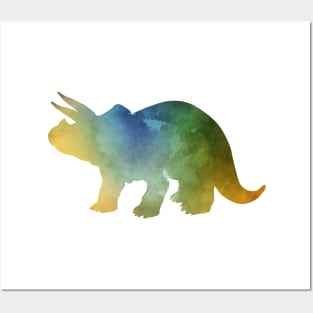 Triceratops Dinosaur Posters and Art